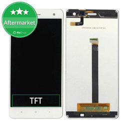 Xiaomi Mi 4 - LCD Display + Touchscreen Front Glas (White) TFT