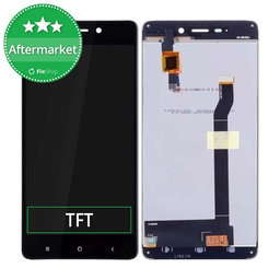 Xiaomi Redmi 4 - LCD Display + Touchscreen Front Glas (Black) TFT