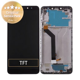 Xiaomi Redmi S2 (Redmi Y2) - LCD Display + Touchscreen Front Glas + Rahmen (Black) - 560610030033 Genuine Service Pack