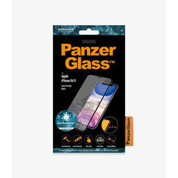 PanzerGlass - Gehärtetes Glas Case Friendly AB für iPhone XR und 11, schwarz