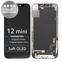 Apple iPhone 12 Mini - LCD Display + Touchscreen Front Glas + Rahmen Original Refurbished PRO