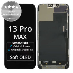 Apple iPhone 13 Pro Max - LCD Display + Touchscreen Front Glas + Rahmen Original Refurbished PRO