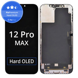 Apple iPhone 12 Pro Max - LCD Display + Touchscreen Front Glas + Rahmen Hard OLED FixPremium