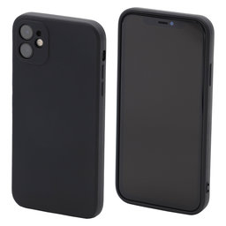 FixPremium - Silikonhülle für iPhone 11, schwarz