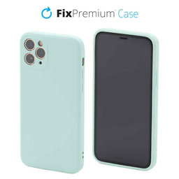 FixPremium - Silikonhülle für iPhone 11 Pro, light cyan