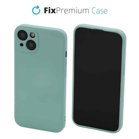 FixPremium - Silikonhülle für iPhone 13, light cyan