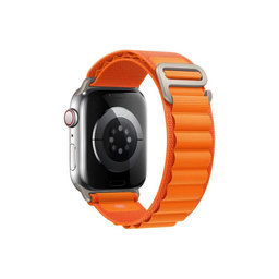 FixPremium - Alpine Loop Armband für Apple Watch (42, 44, 45 und 49mm), orange