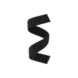 FixPremium - Nylon Armband für Garmin (22mm), schwarz