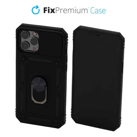 FixPremium - CamShield Hülle für iPhone 12 Pro Max, schwarz