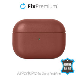 FixPremium - Lederetui für AirPods Pro, braun