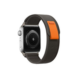 FixPremium - Remienok Trail Loop pre Apple Watch (42, 44, 45 und 49mm), space gray