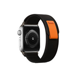 FixPremium - Remienok Trail Loop pre Apple Watch (38, 40 und 41mm), schwarz