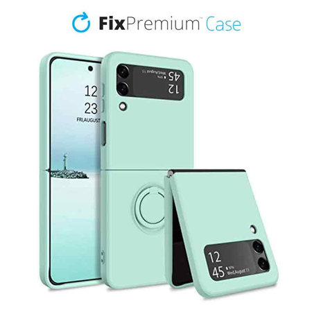 FixPremium - Hülle Ring für Samsung Galaxy Z Flip 4, grün