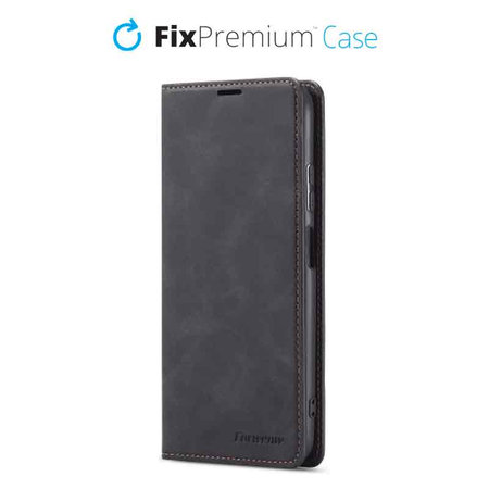 FixPremium - Hülle Business Wallet für iPhone 14 Pro, schwarz