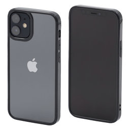 FixPremium - Hülle Invisible für iPhone 12 mini, schwarz