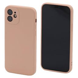 FixPremium - Hülle Rubber für iPhone 12 und 12 Pro, orange