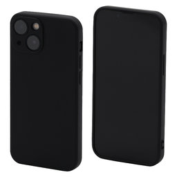 FixPremium - Hülle Rubber für iPhone 13 mini, schwarz