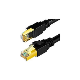 FixPremium - Netzwerkkabel - RJ45 / RJ45 (10m), schwarz