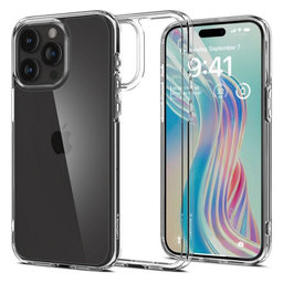 Spigen - Hülle Ultra Hybrid für iPhone 15 Pro, crystal clear