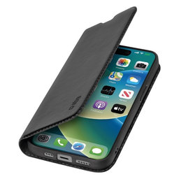 SBS - Hülle Book Wallet Lite für iPhone 15, schwarz