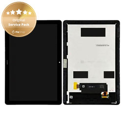 Huawei MediaPad T5 10.1 - LCD Display + Touchscreen Front Glas + Rahmen (Black) - 02352DPC, 02352DPT Genuine Service Pack