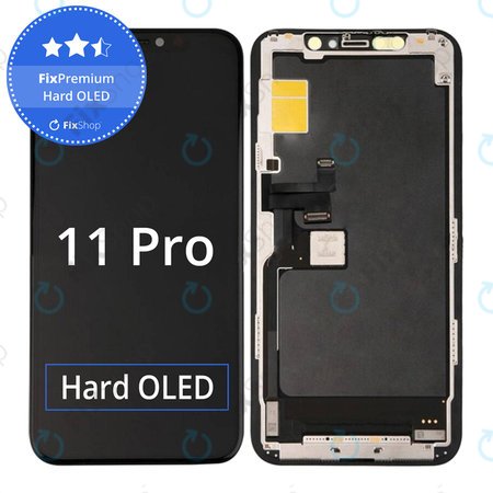 Apple iPhone 11 Pro - LCD Display + Touchscreen Front Glas + Rahmen Hard OLED FixPremium