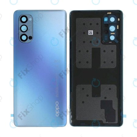 Oppo Reno 4 Pro - Akkudeckel (Galactic Blue) - 4904738 Genuine Service Pack