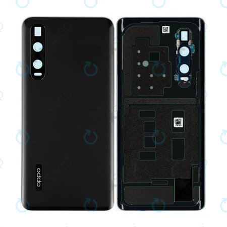 Oppo Find X2 Pro - Akkudeckel (Black) - 4903804 Genuine Service Pack