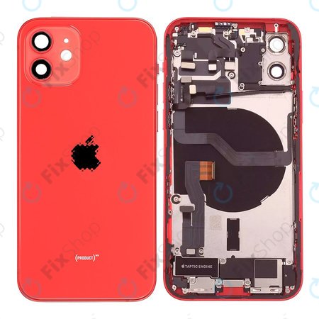 Apple iPhone 12 - Backcover/Kleinteilen (Red)