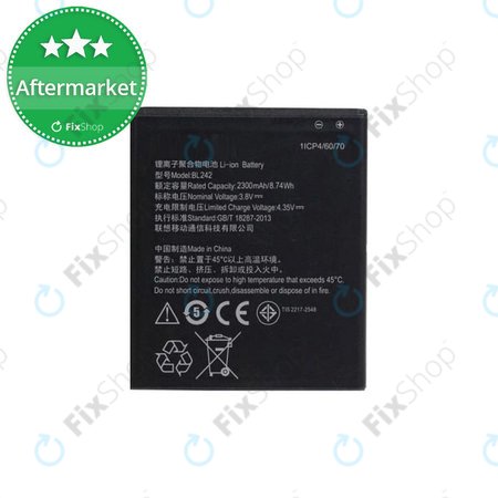 Lenovo A6000, Vibe C A2020 - Akku Batterie BL242 2300mAh